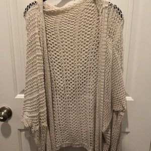 Slouchy hooded sweatshirt